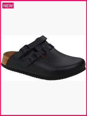 Professional Safety Clogs with Anatomical Footbed, Non-Slip Sole for Work